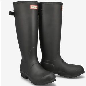 ✨Host Pick✨Hunter Original Adjustable Tall Black Rain Boots